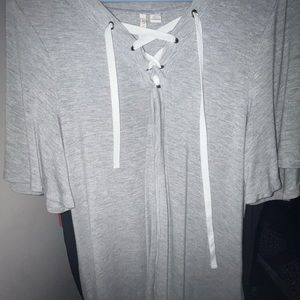 Grey flared Cato t-shirt!